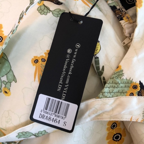 Voodoo Vixen Vintage Maria Cactus Dress Size Small - Picture 7 of 7